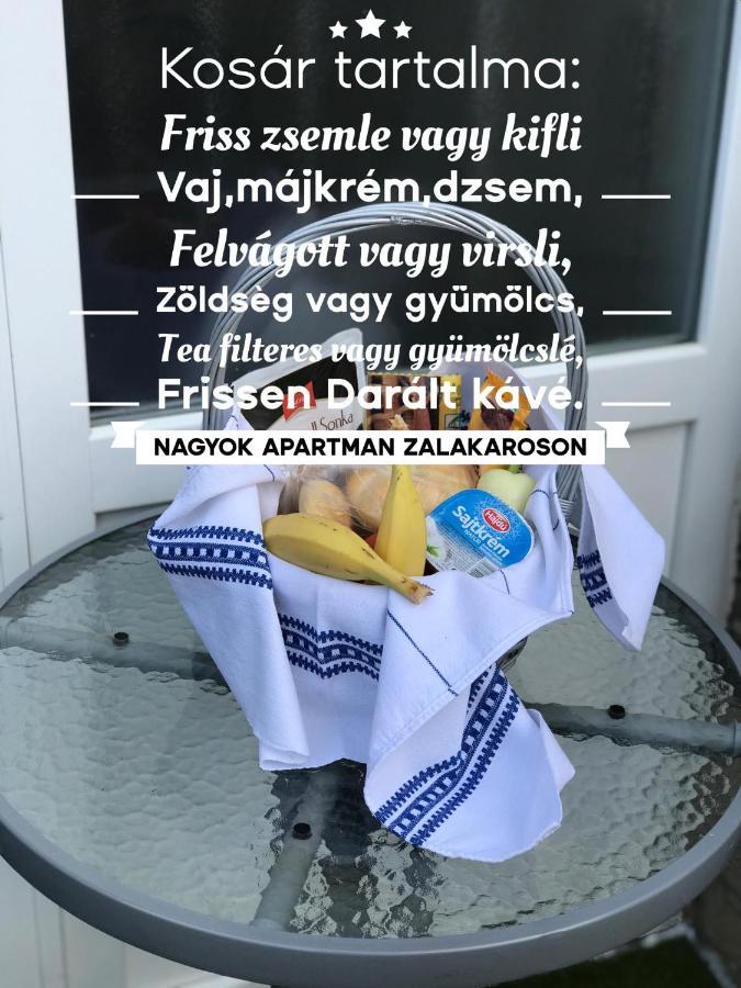 Nagyok Apartman Leilighet Zalakaros Eksteriør bilde